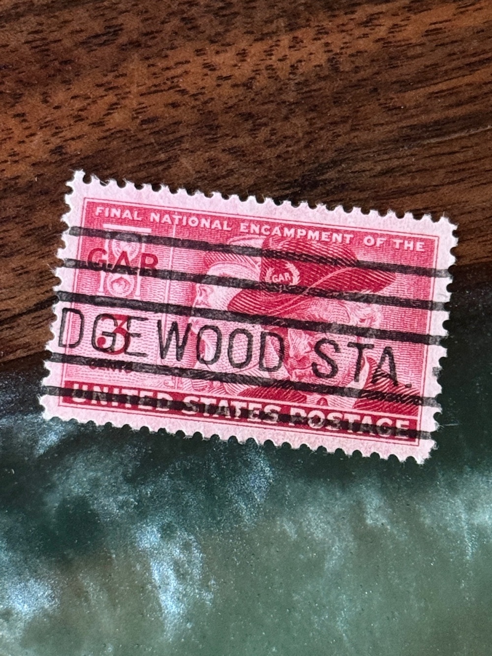 1949 - Vintage 3c Postage Stamp, Final National Encampment of the GAR